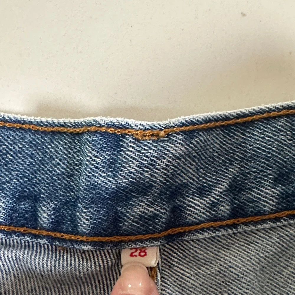Levi’s Women's Distressed Denim Shorts - Blue